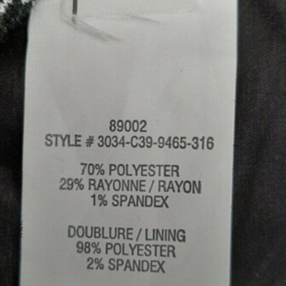 LAURA / Soft Mini Pencil Skirt Classic Houndstooth Pattern Sz 14 - Picture 8 of 8